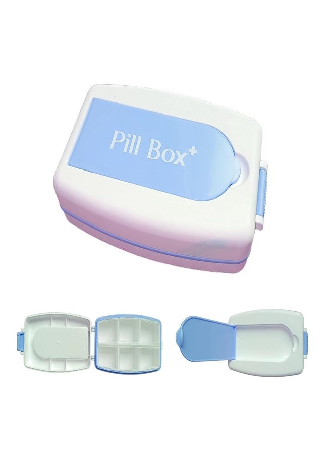 Shrux Pill Medicine Organizer Storage Box with 7 Compartments - Moisture Proof, BPA free Plastic Material, Ideal for Travel, Pocket, Purse, Daily Pill Case, Portable Medicine Vitamin Holder Container - Image 2